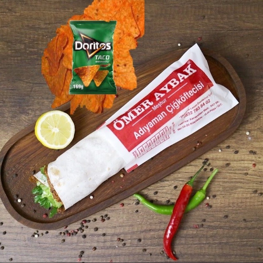 Doritoslu Mega Çiğ Köfte Dürüm