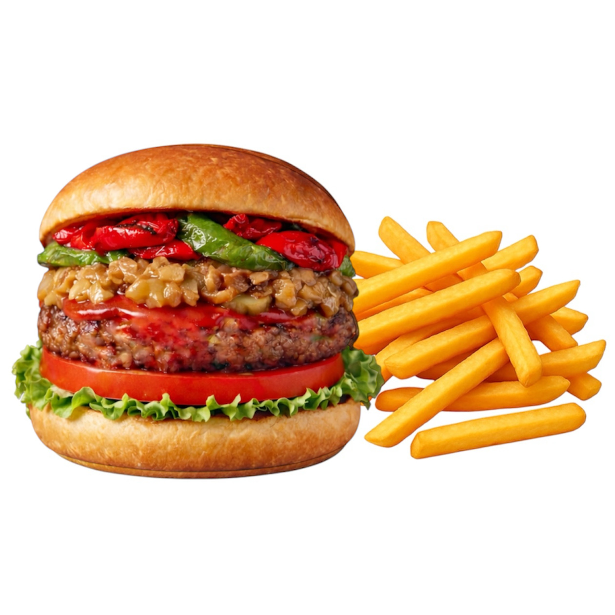Gömme Patlıcan Burger (XL) (150 gr.)