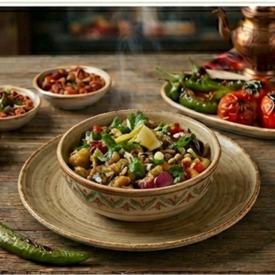 Köz Sebze Salatası