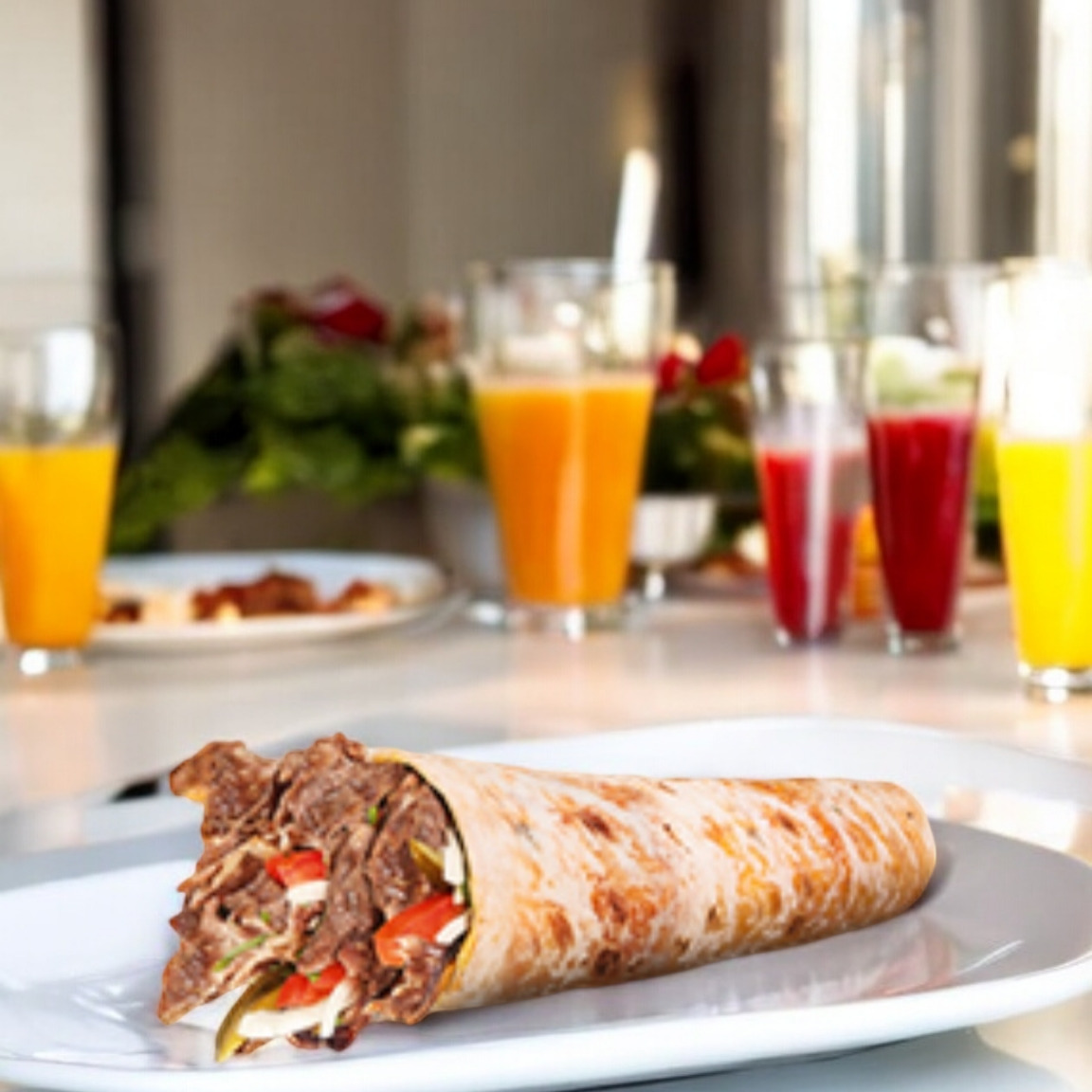 250 gr Et Döner Dürüm Dönerci Hamit Efendi 1989 Yaprak Döner Special Ultra VIP Patron