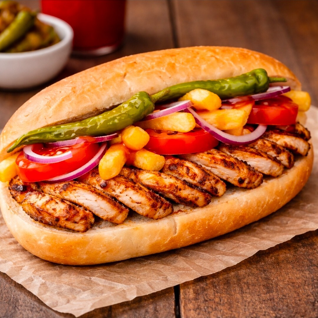 Izgara Tavuk Sandviç Ekmek Arası