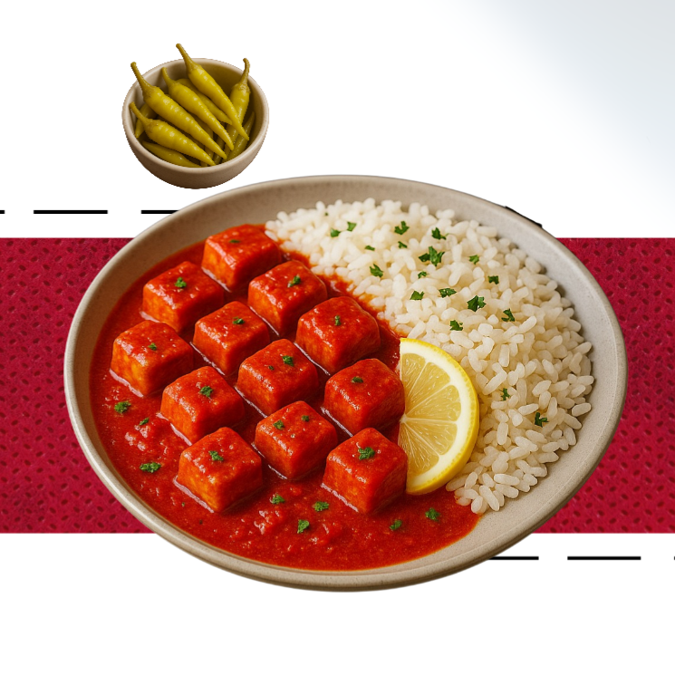 Napoliten Soslu Tavuk+Basmati Pirinç Pilav