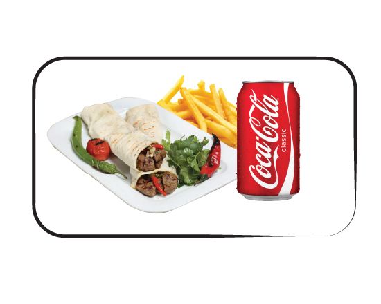 Köfte Dürüm Patates Kızartması , Kola