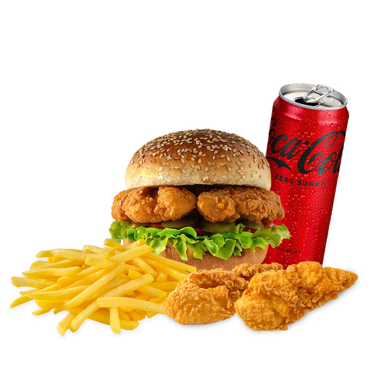 Maxi Chicken Burger Menü