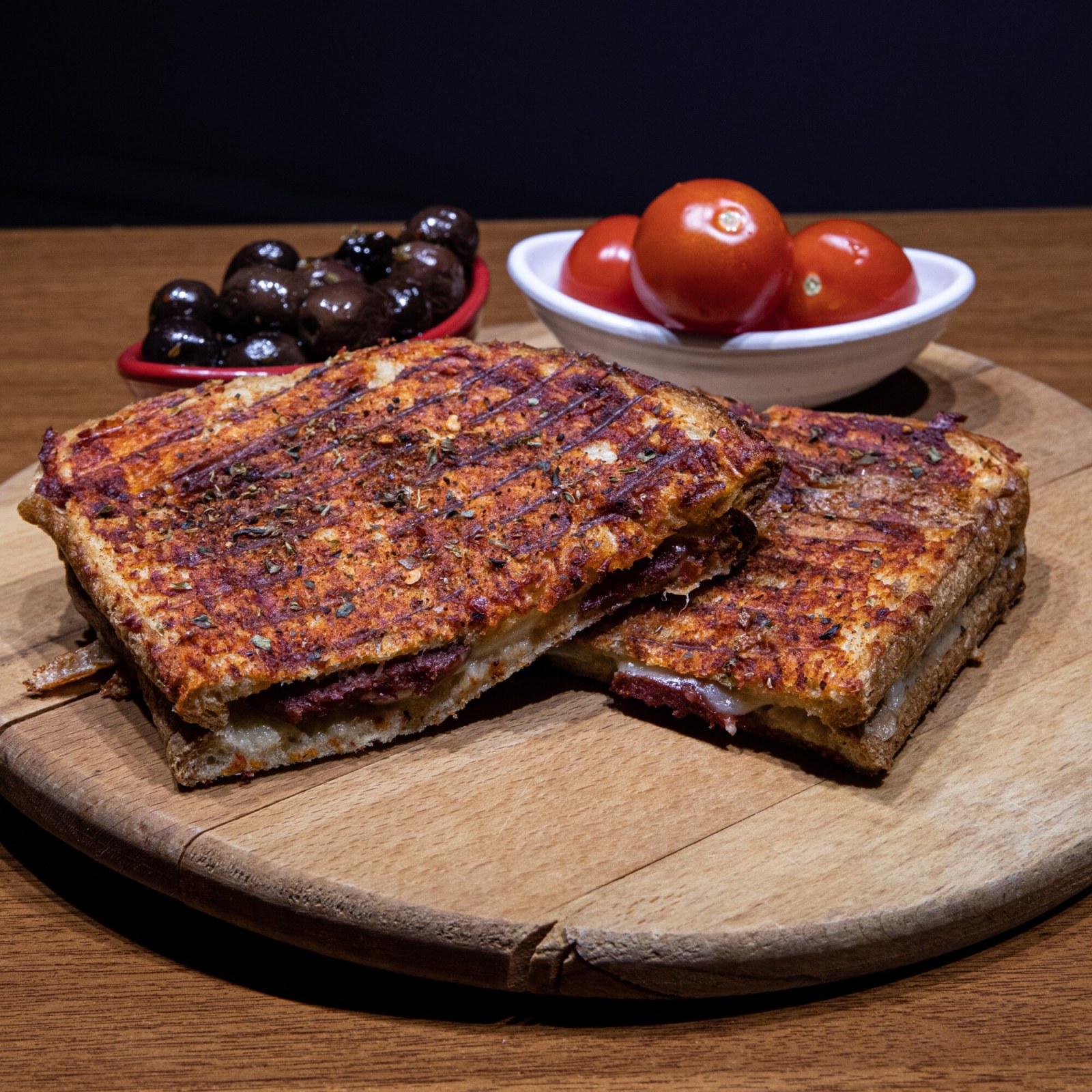 Sucuklu Tost(ayvalık ekmeği)