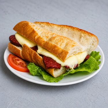 Yarım Ekmek Arası Kaşarlı Sucuk