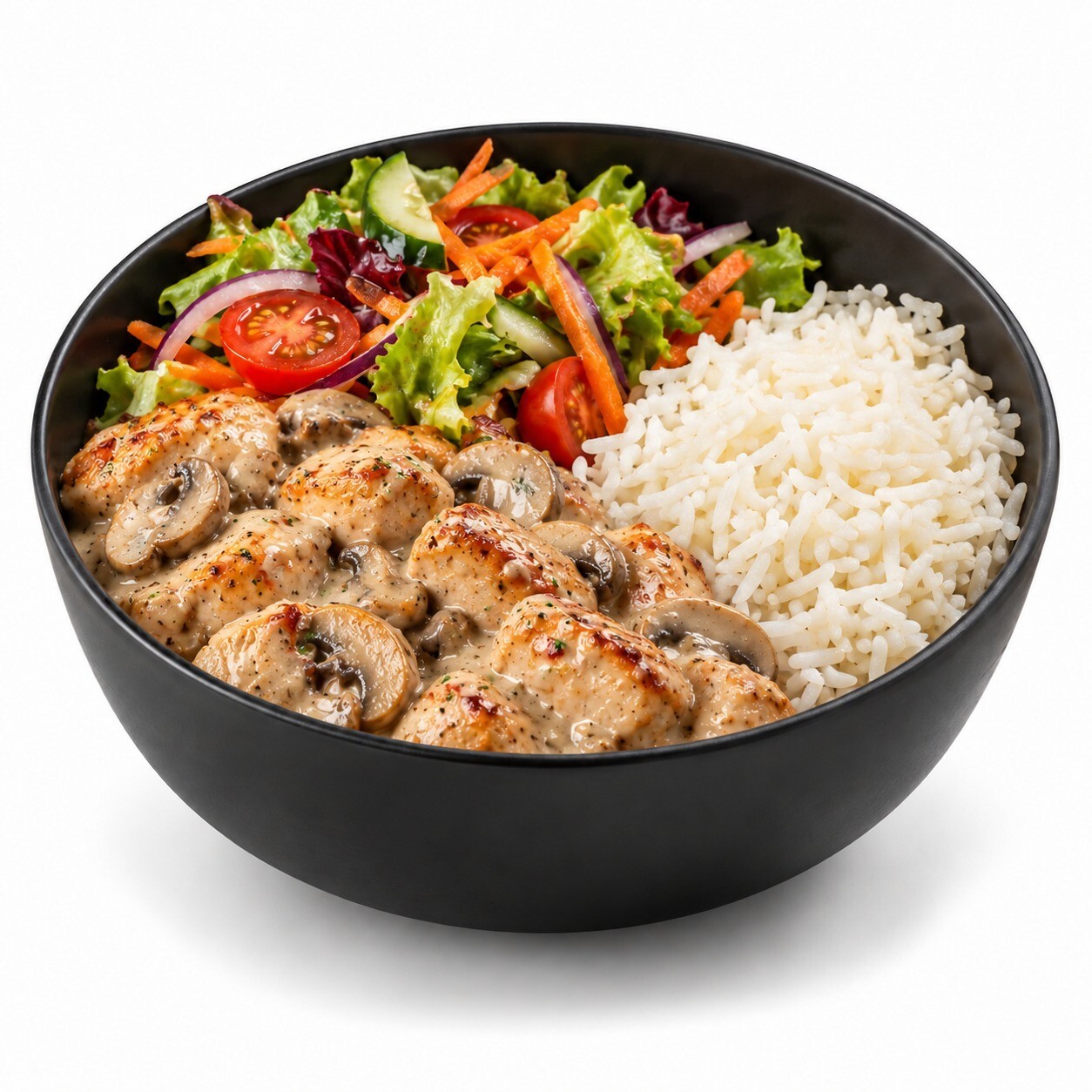 Kremalı Mantarlı Tavuklu Pilav