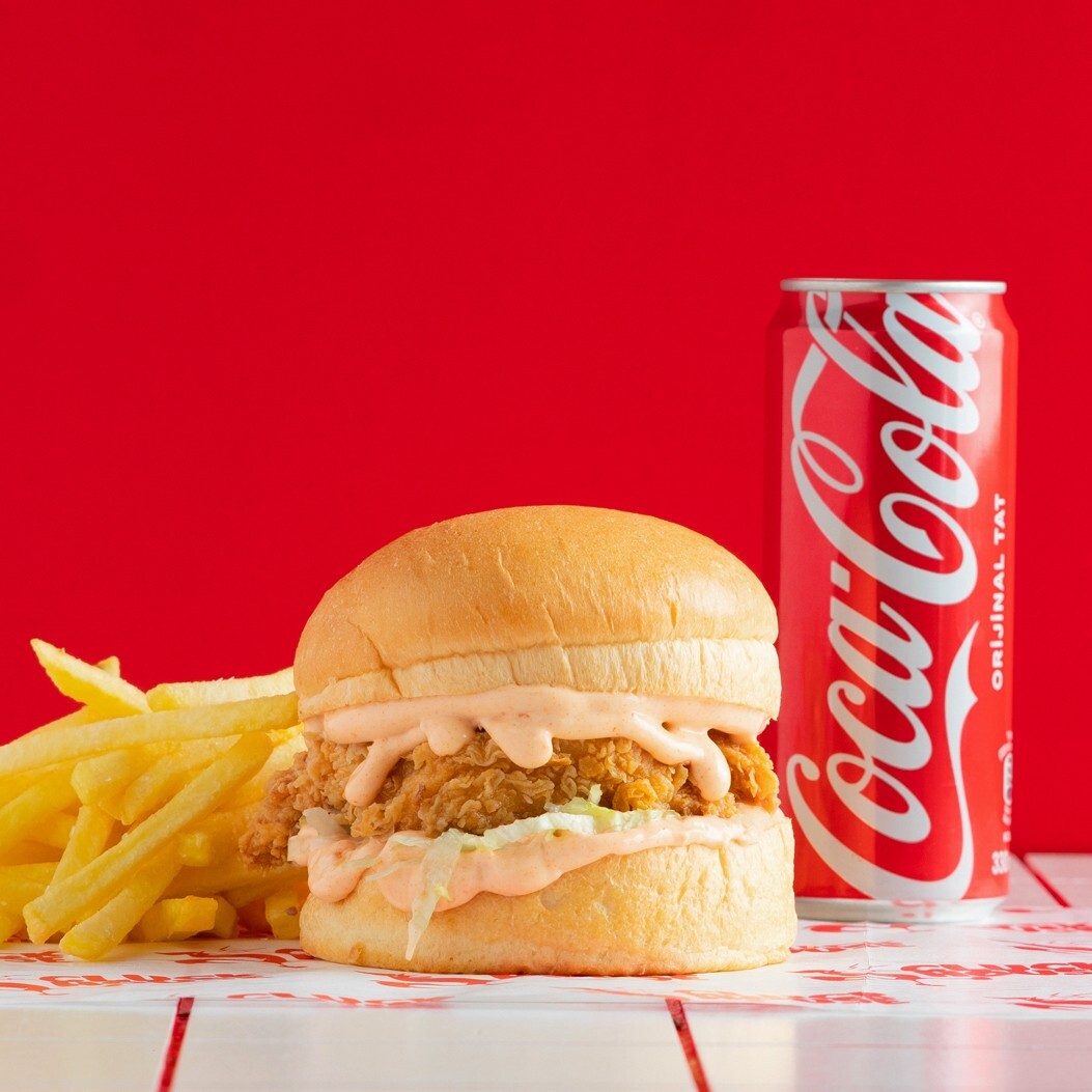 Dynamite Burger Menü