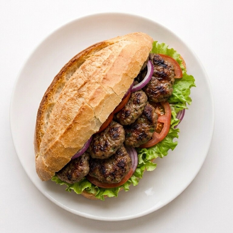Yarım Ekmek Izgara Köfte