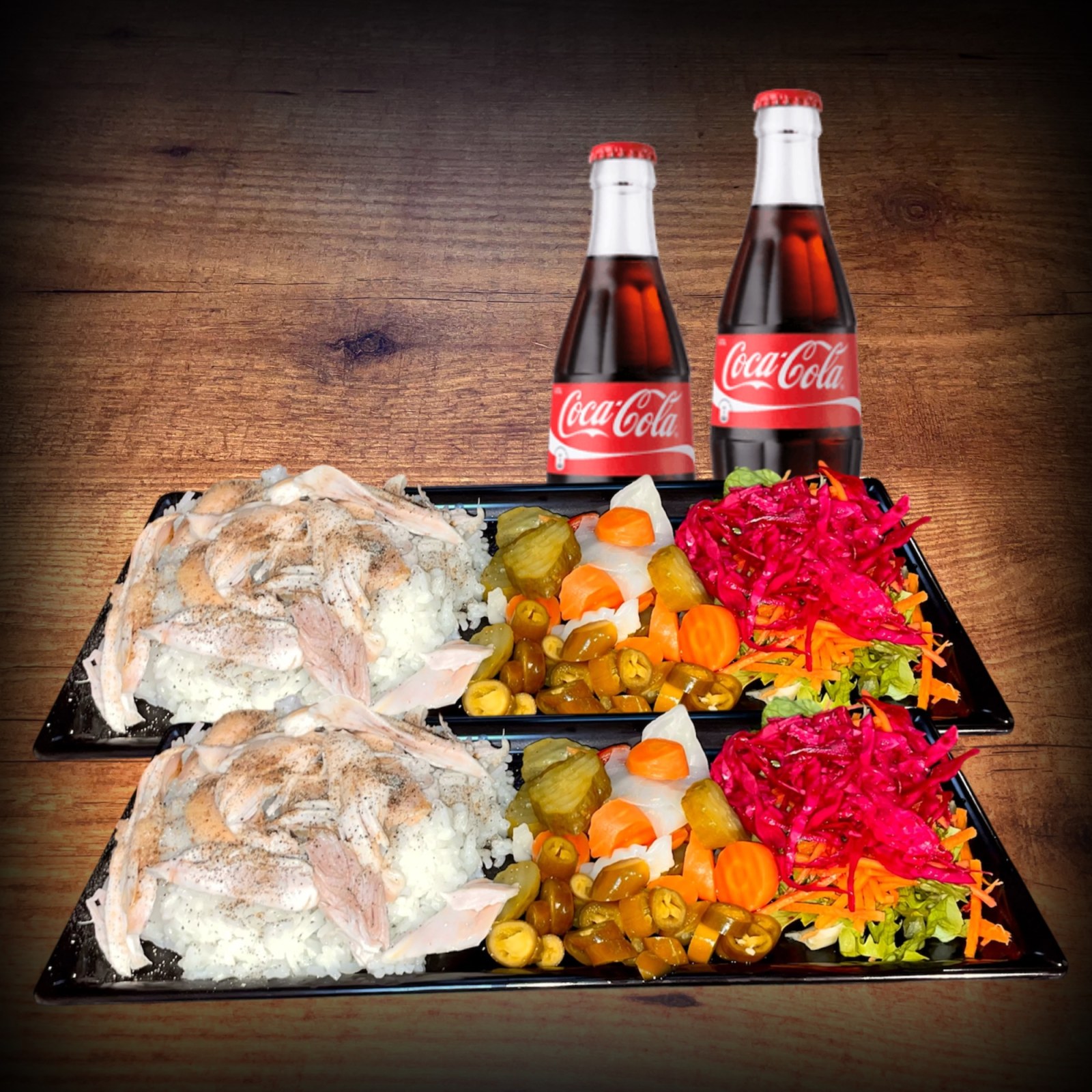 2'li Tavuk Pilav Menü / Coca Cola