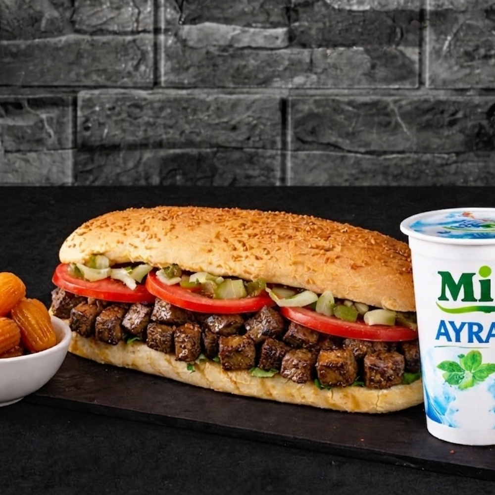 Ekmek Arası Usta Usulü Dana Arnavut Ciğeri 285 ML Tombul Ayran