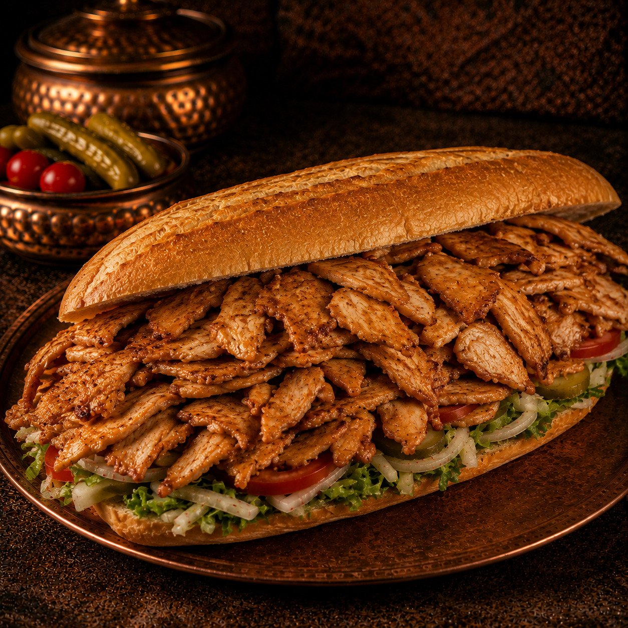 Tavuk Mega Sandviç
