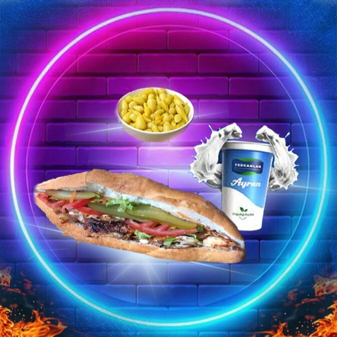 Tam Ekmek Tavuk Döner + Küçük Ayran
