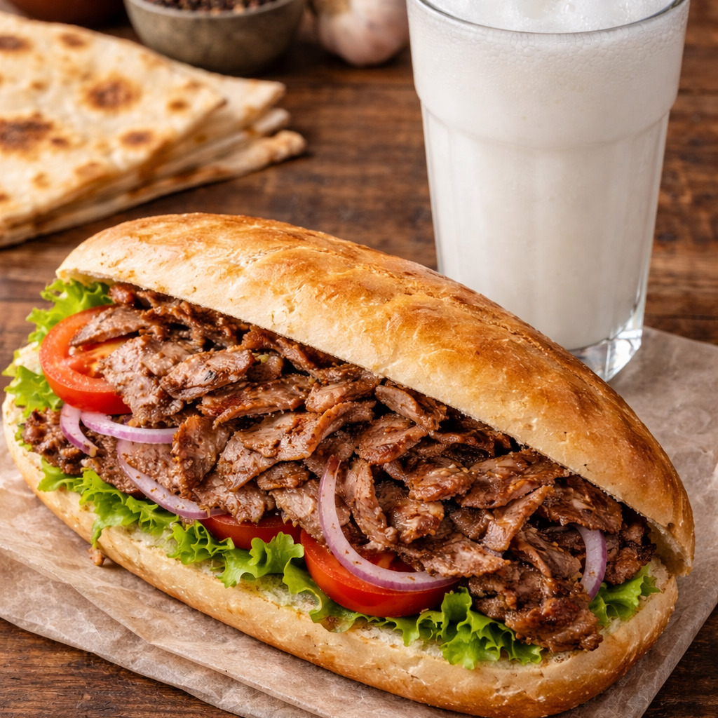 EKMEK ARASI ET DÖNER+AYRAN