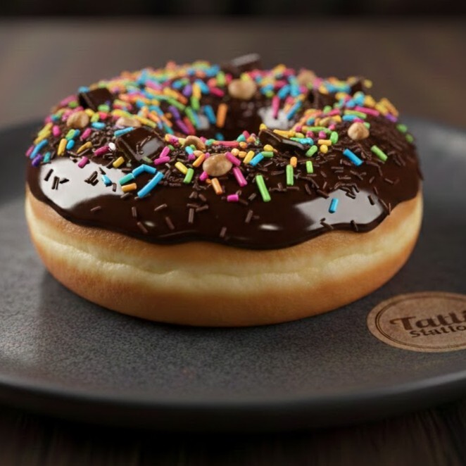 Klasik Çikolatalı Donut
