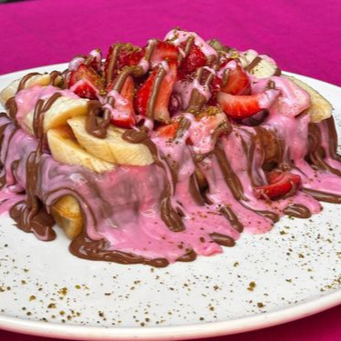 Frambuaz & Çikolatalı Waffle