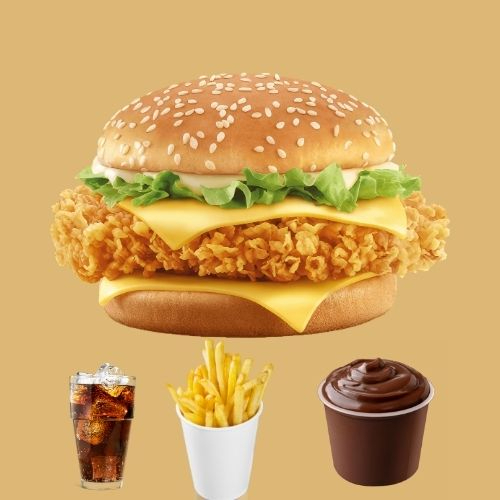 Double Tavuk Burger Menü