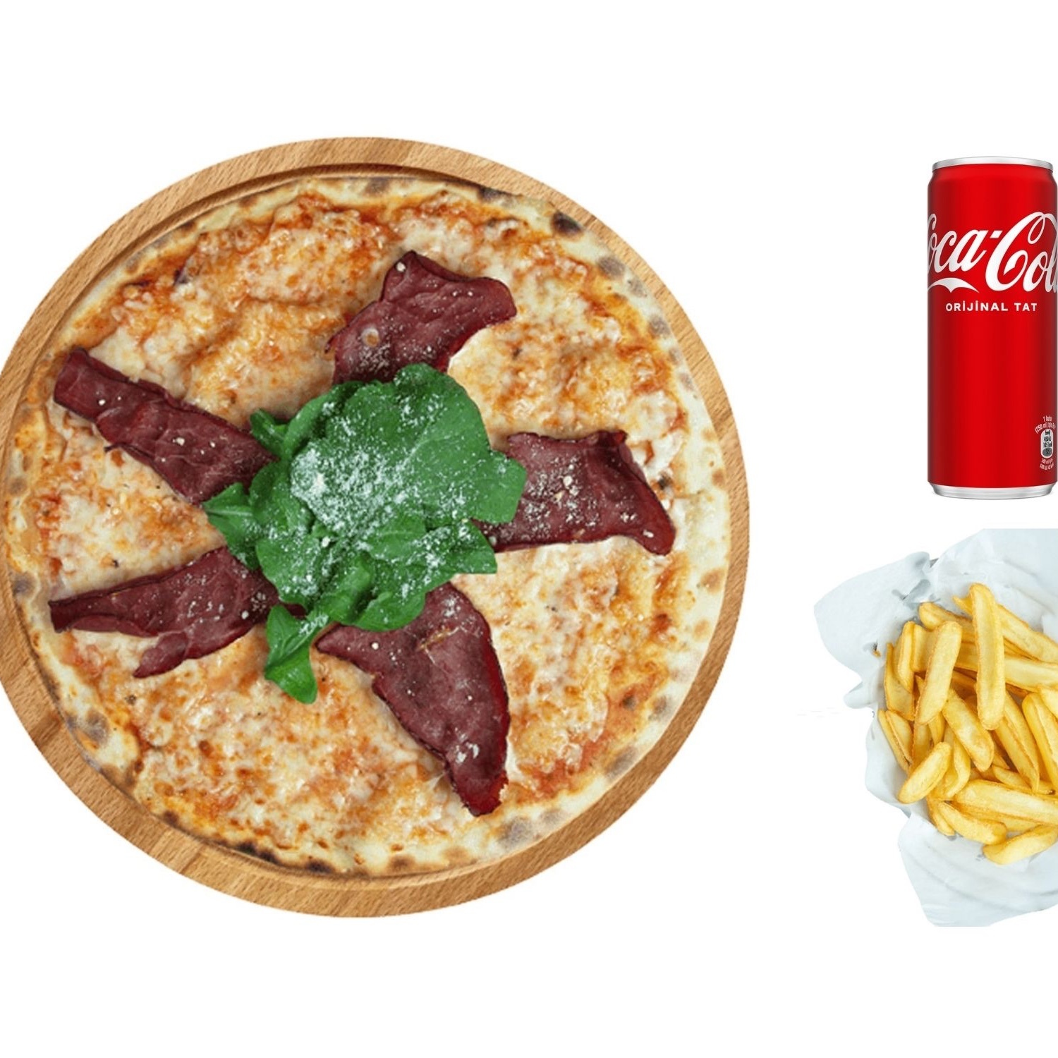 Pastırmalı Pizza (Büyük)