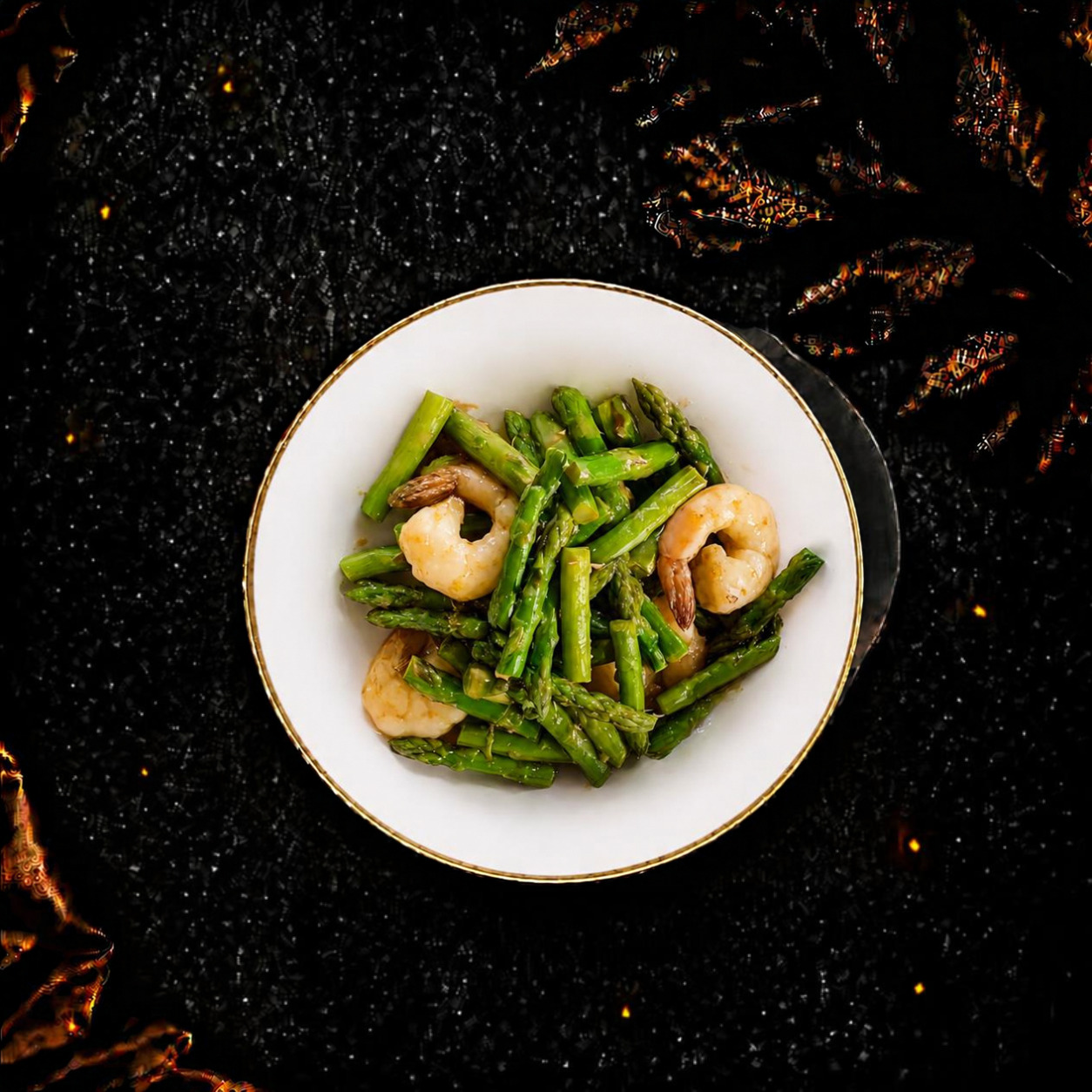 Asparagus Karides
