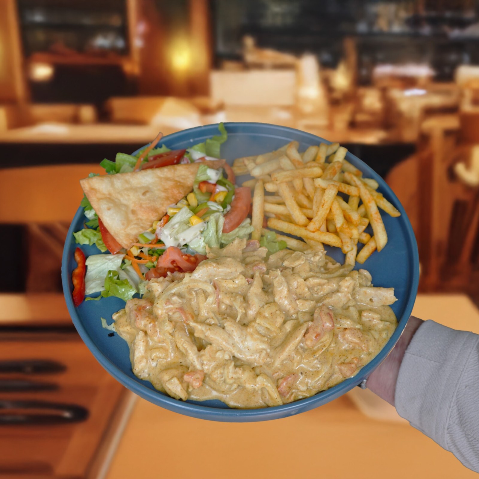 Tıkka Masala + Salata + Patates