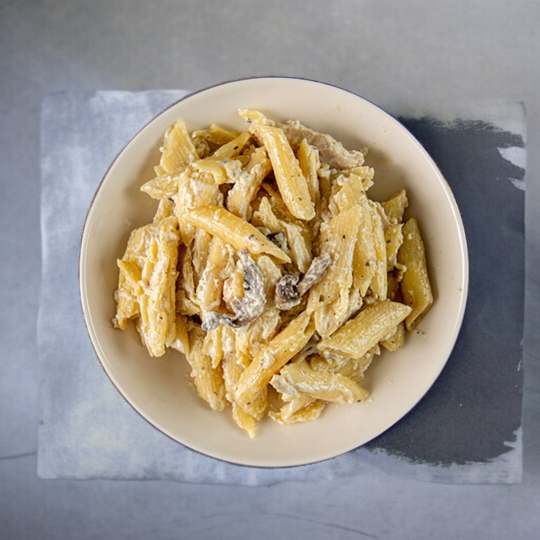 Kremalı Göç Yolu (Penne Kremalı Tavuklu)