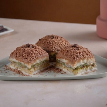 Fıstıklı Çikolatalı Soğuk Baklava (1 porsiyon)
