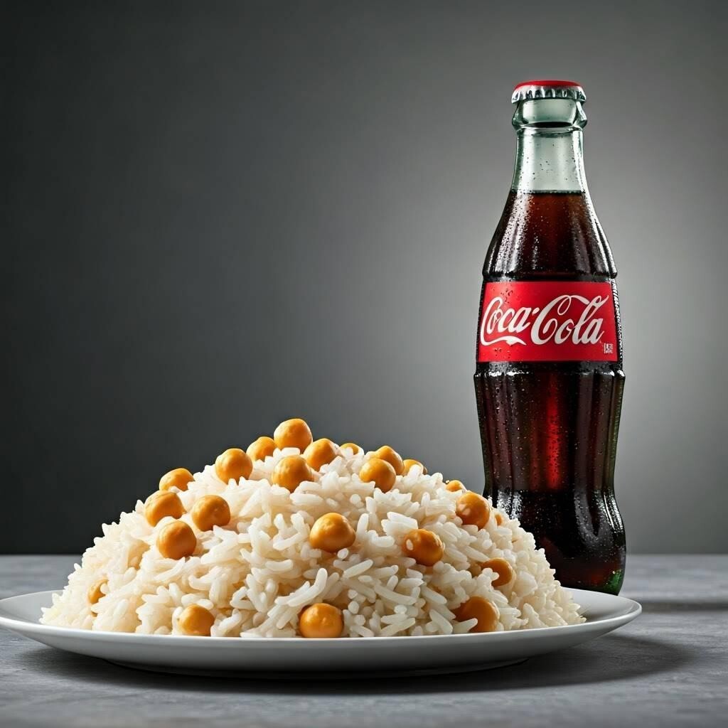 Nohutlu Pilav+Coca Cola