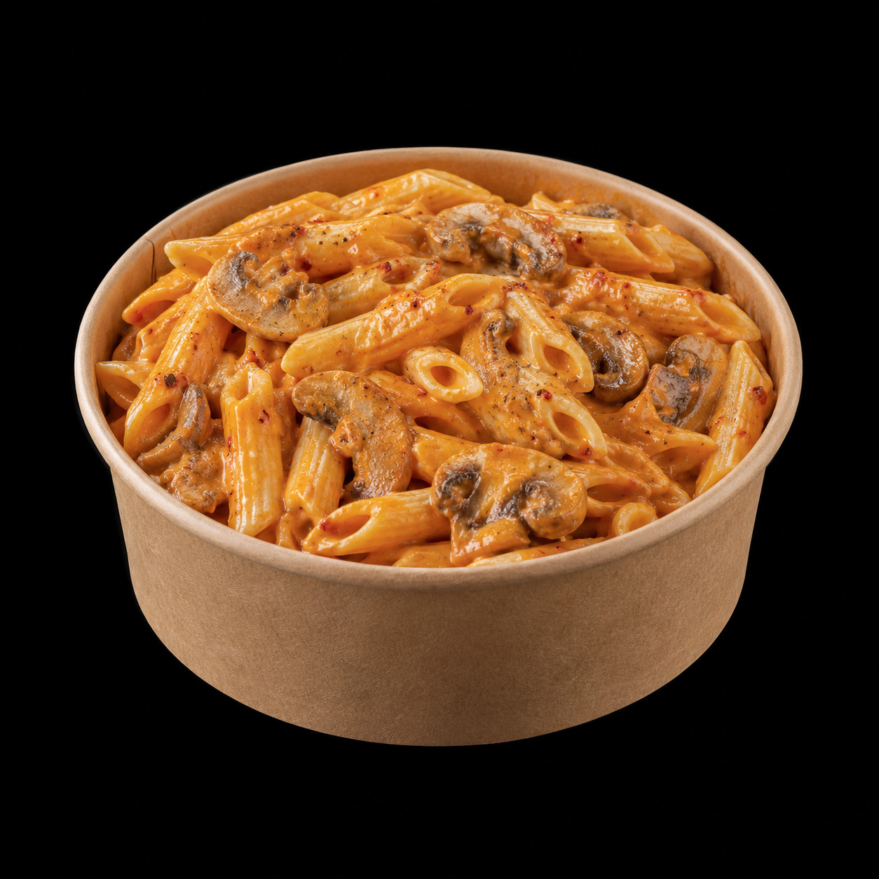 Acı Kremalı Mantarlı Penne
