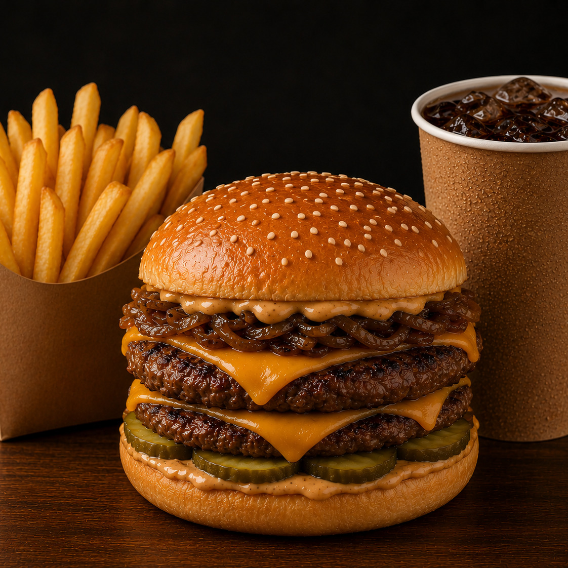 Smith Cheese Burger Menü