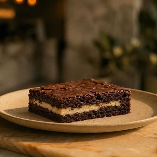 Beyaz Çikolatalı Brownie