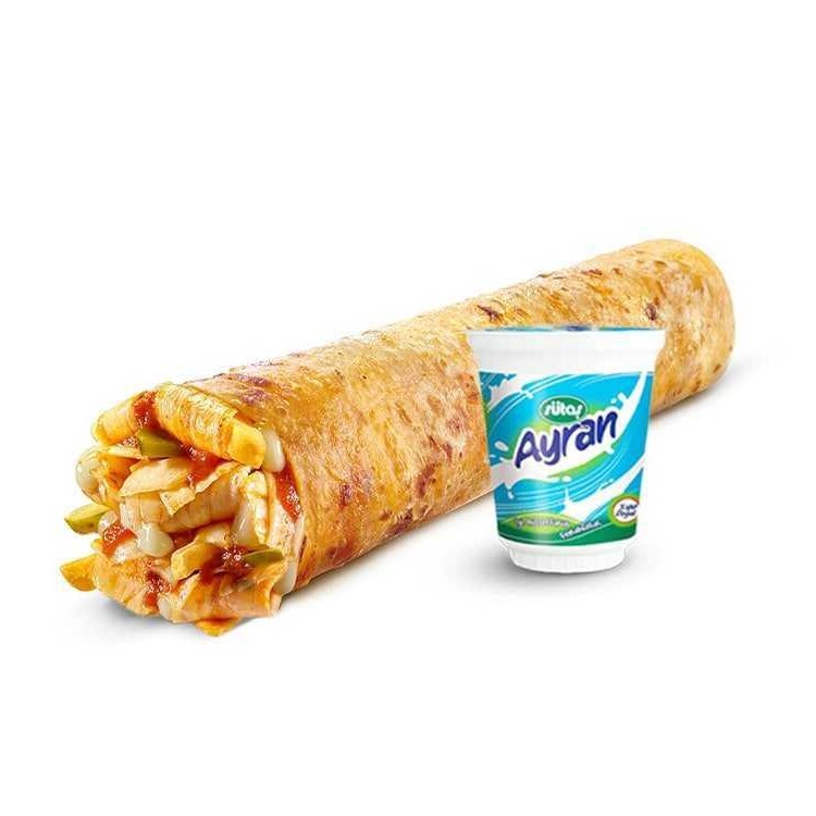 Ekonomik Tavuk Döner Small Dürüm Menü (S)
