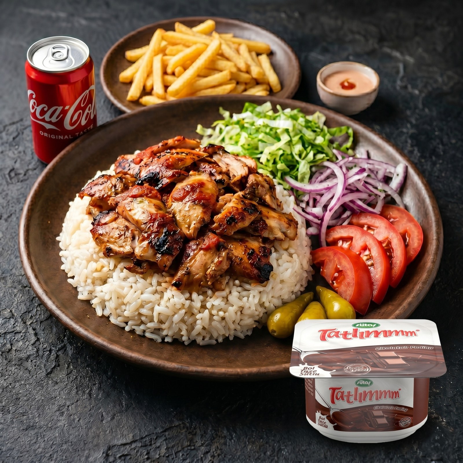 Pilav Üstü Tavuk Döner Menü