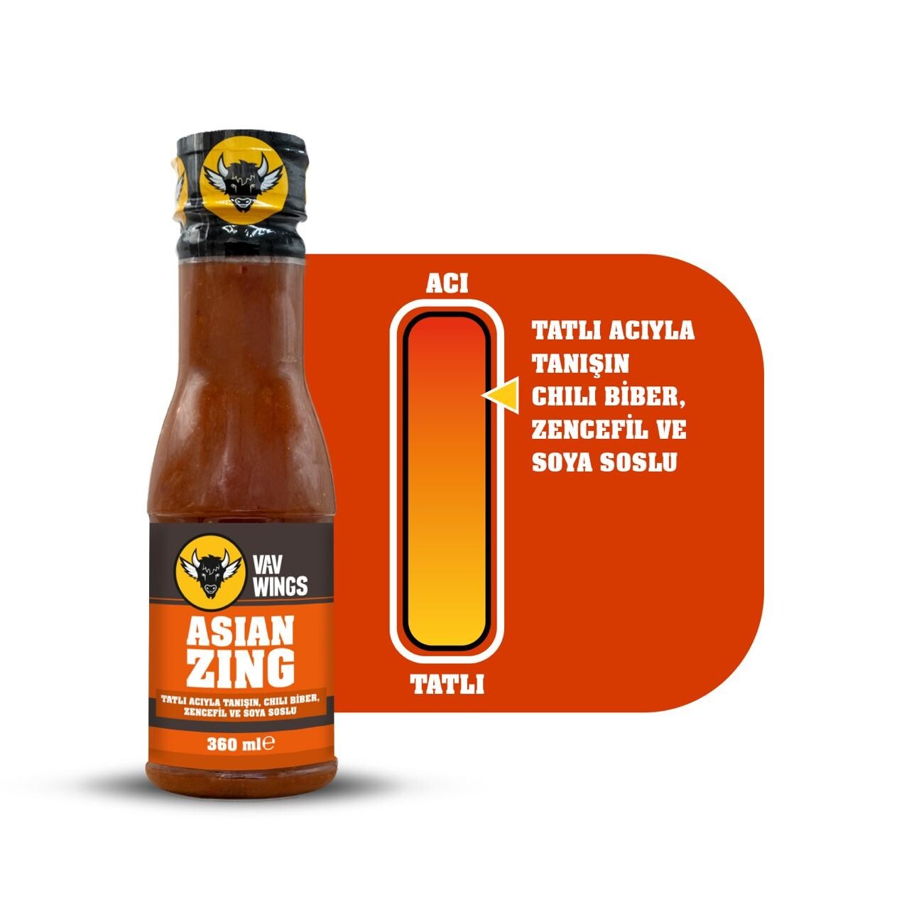 Vav Wings Asian Zing Sos (360 ml)