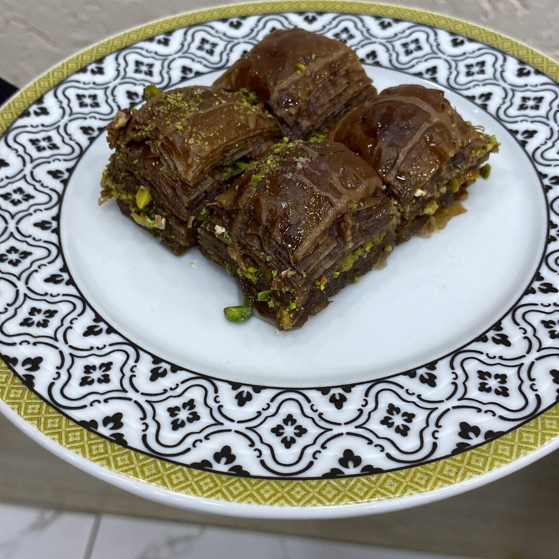 çikolatalı baklava / 500 gr /
