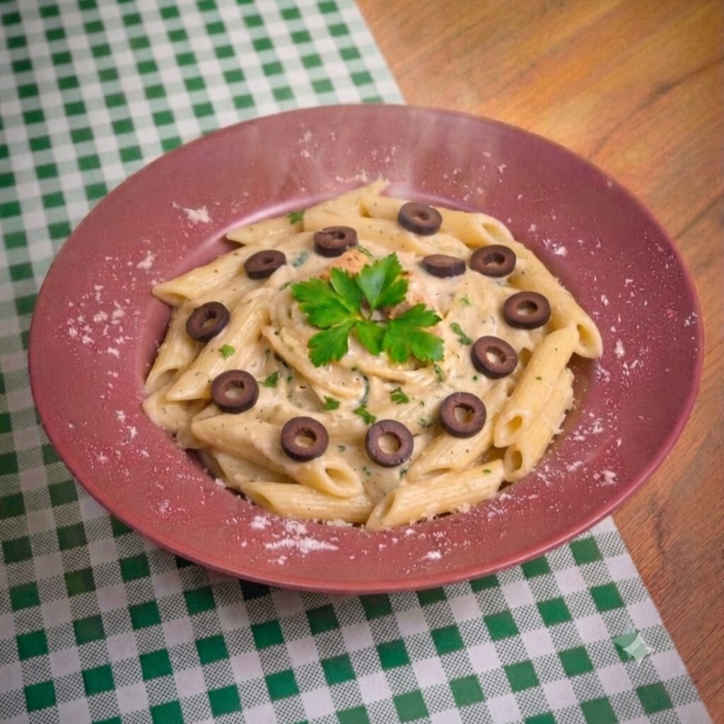 Zeytinli Penne Makarna