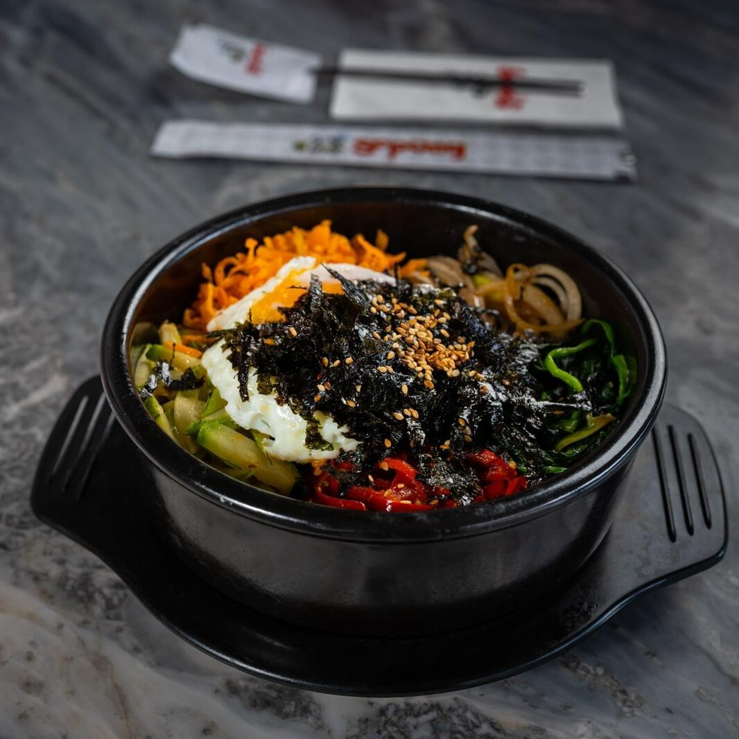 Vejetaryen Bibimbap
