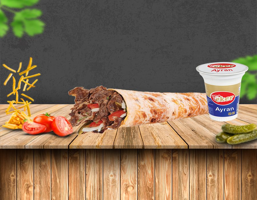 Et Döner Dürüm + Ayran (17 cl.)