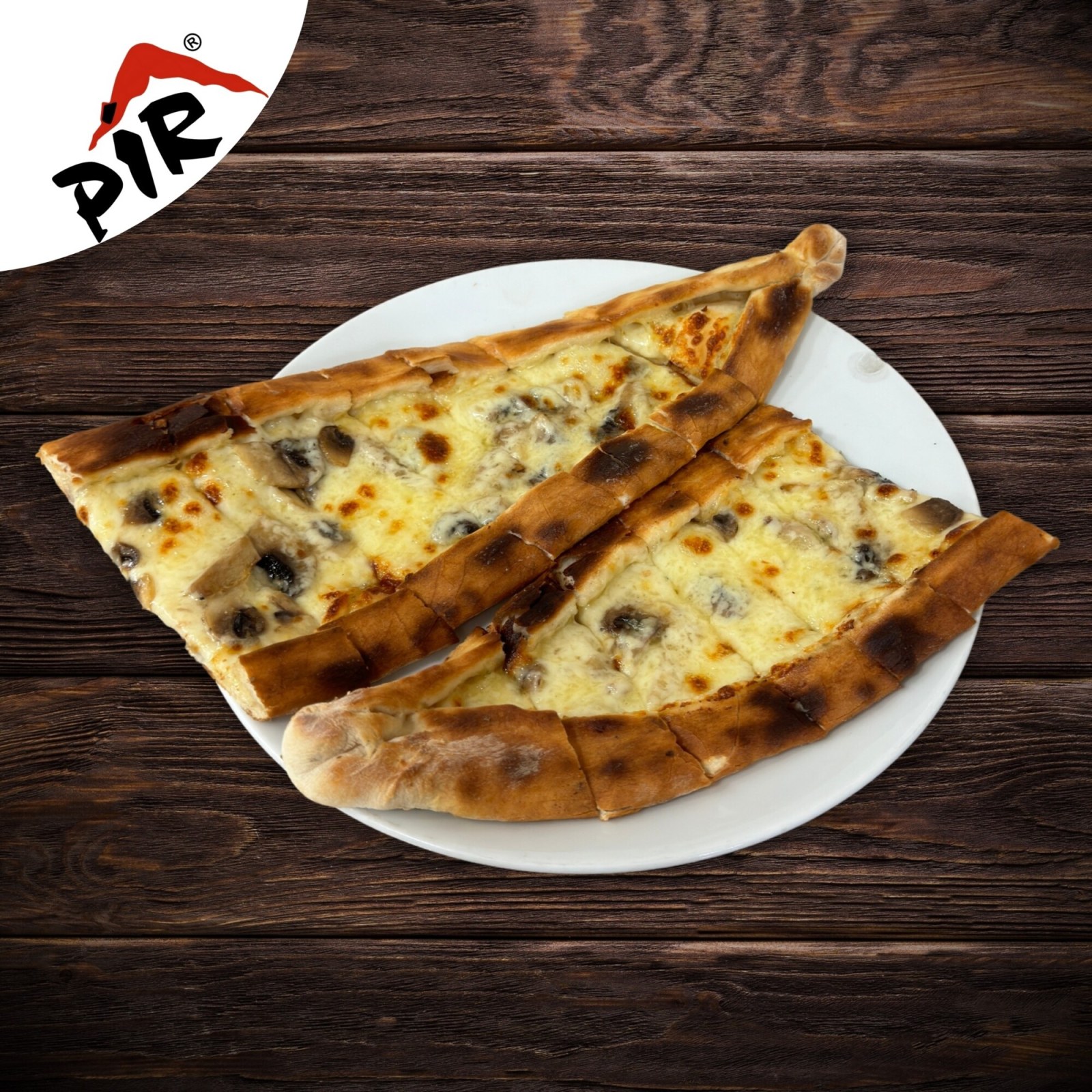 Kaşarlı Mantarlı Pide