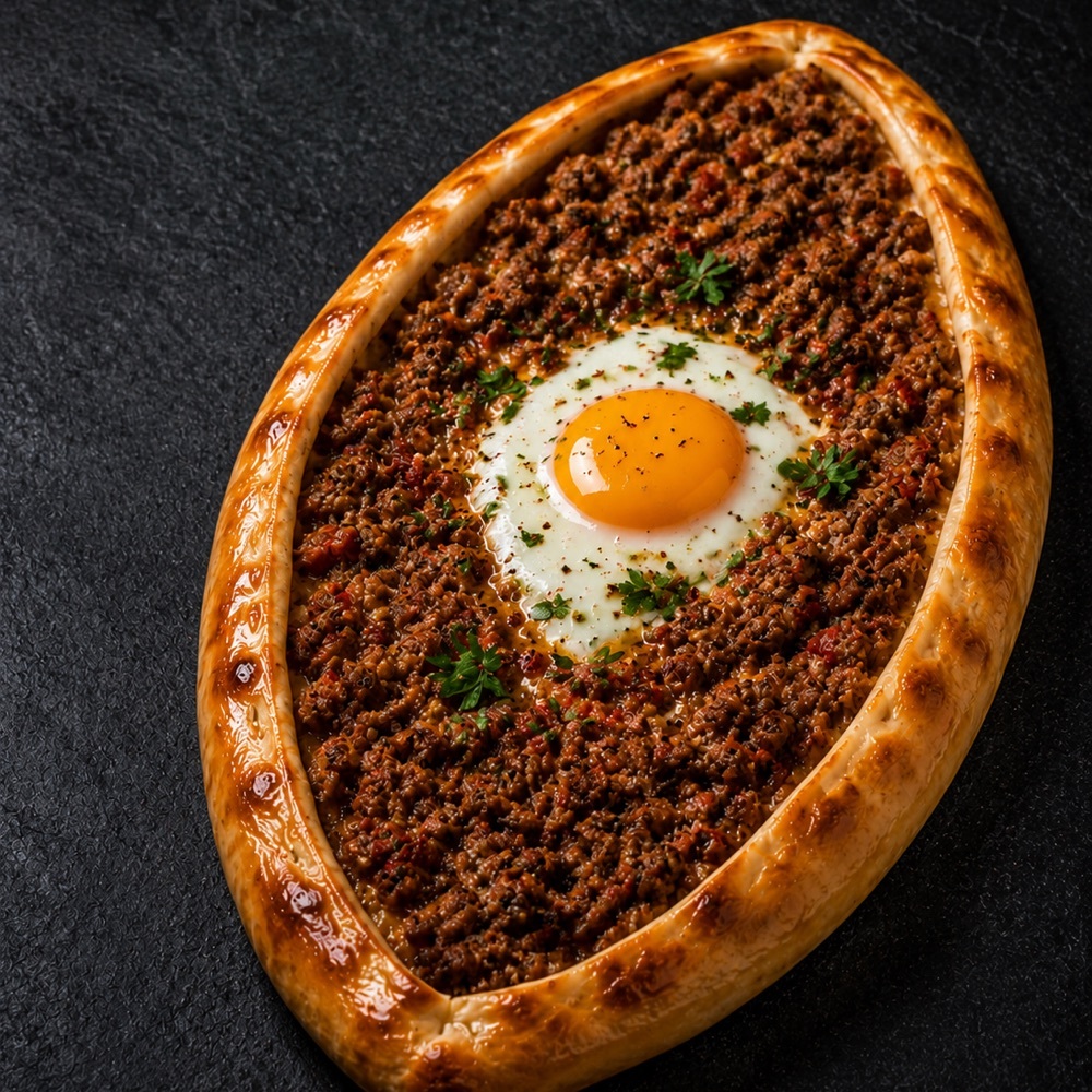 Kıymalı Yumurtalı Karadeniz Pidesi
