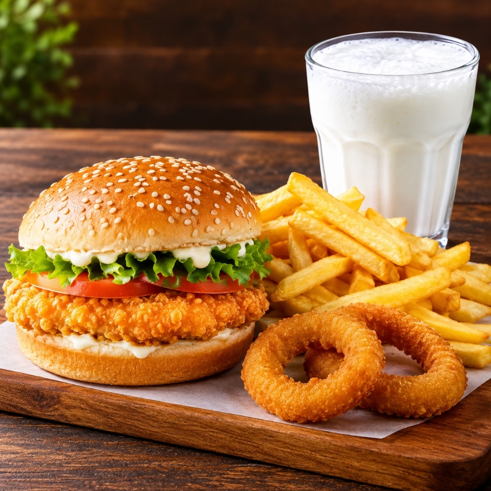 Tavuk Burger Menü
