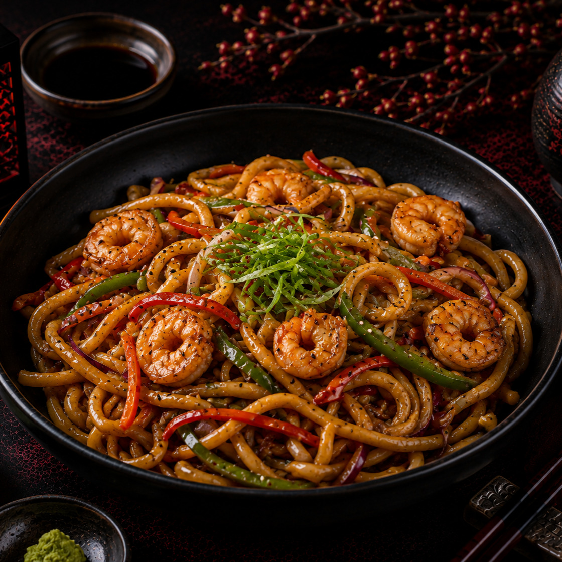 Karidesli Udon