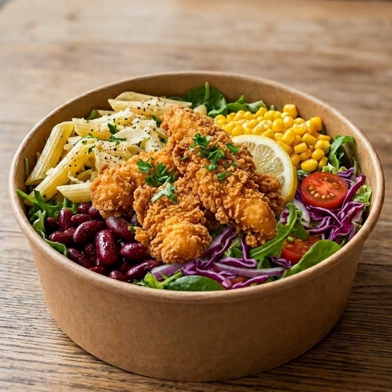 Çıtır Tavuklu Bowl