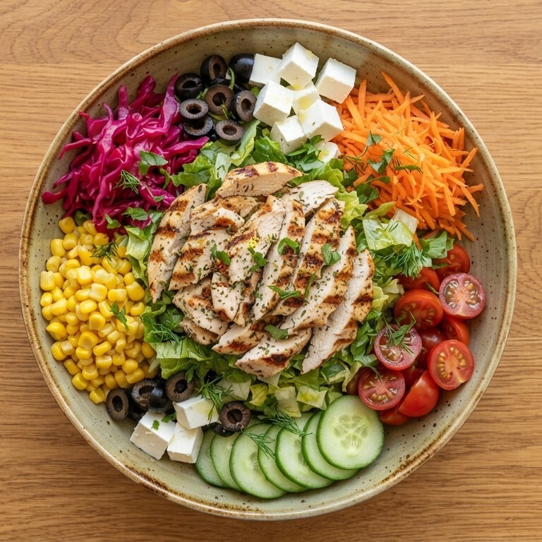 Izgara Tavuk Salata