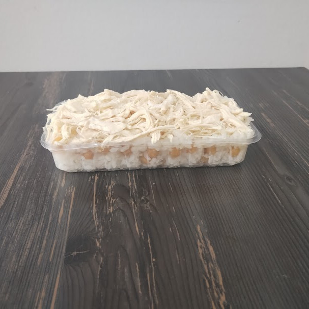 400 gr pilav +50 gr Haşlamış Tavuk Göğüsü
