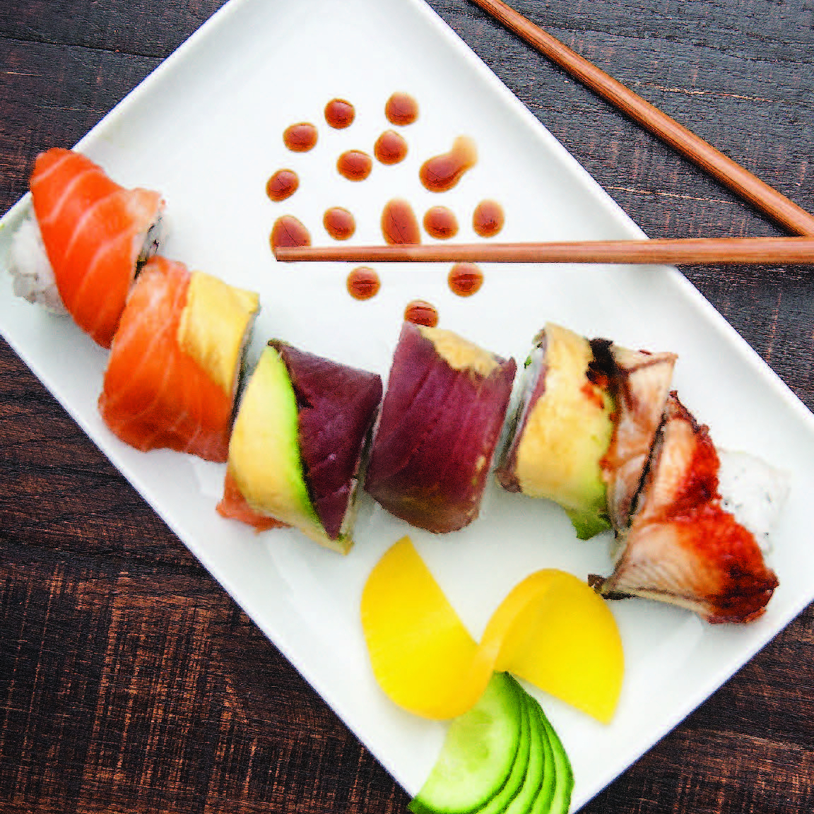Rainbow Roll (8 Parça)