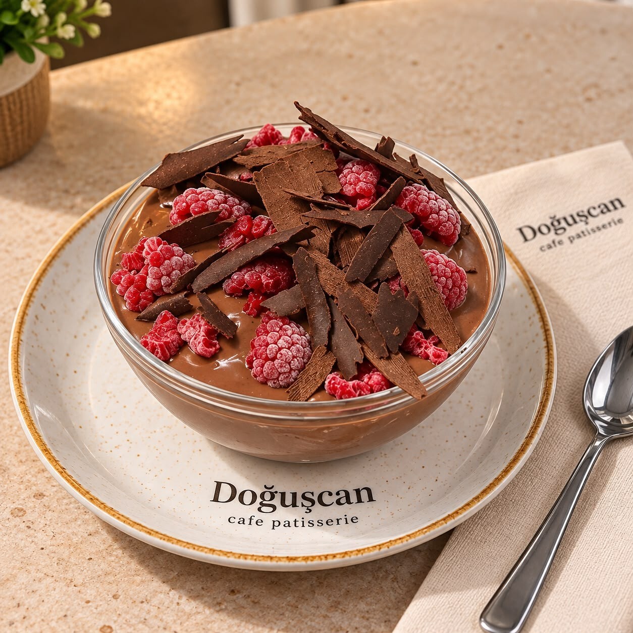 Frambuazlı Profiterol