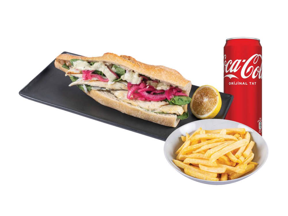 Ekmek Arası Levrek Menü