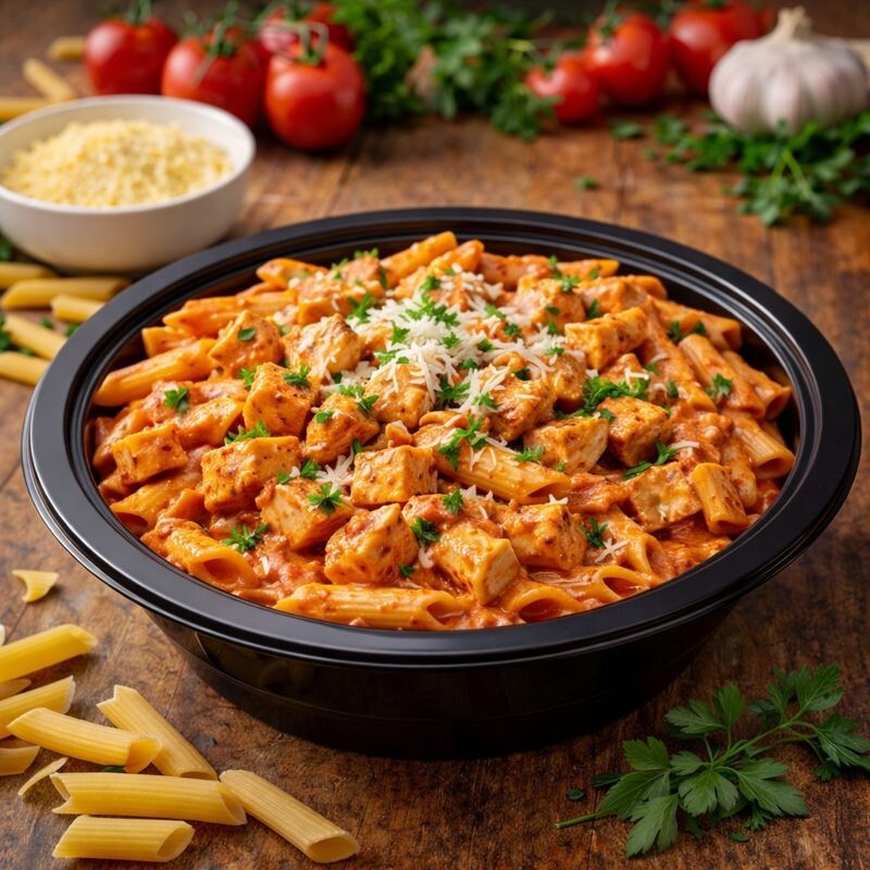 Teriyaki Soslu Tavuklu Penne