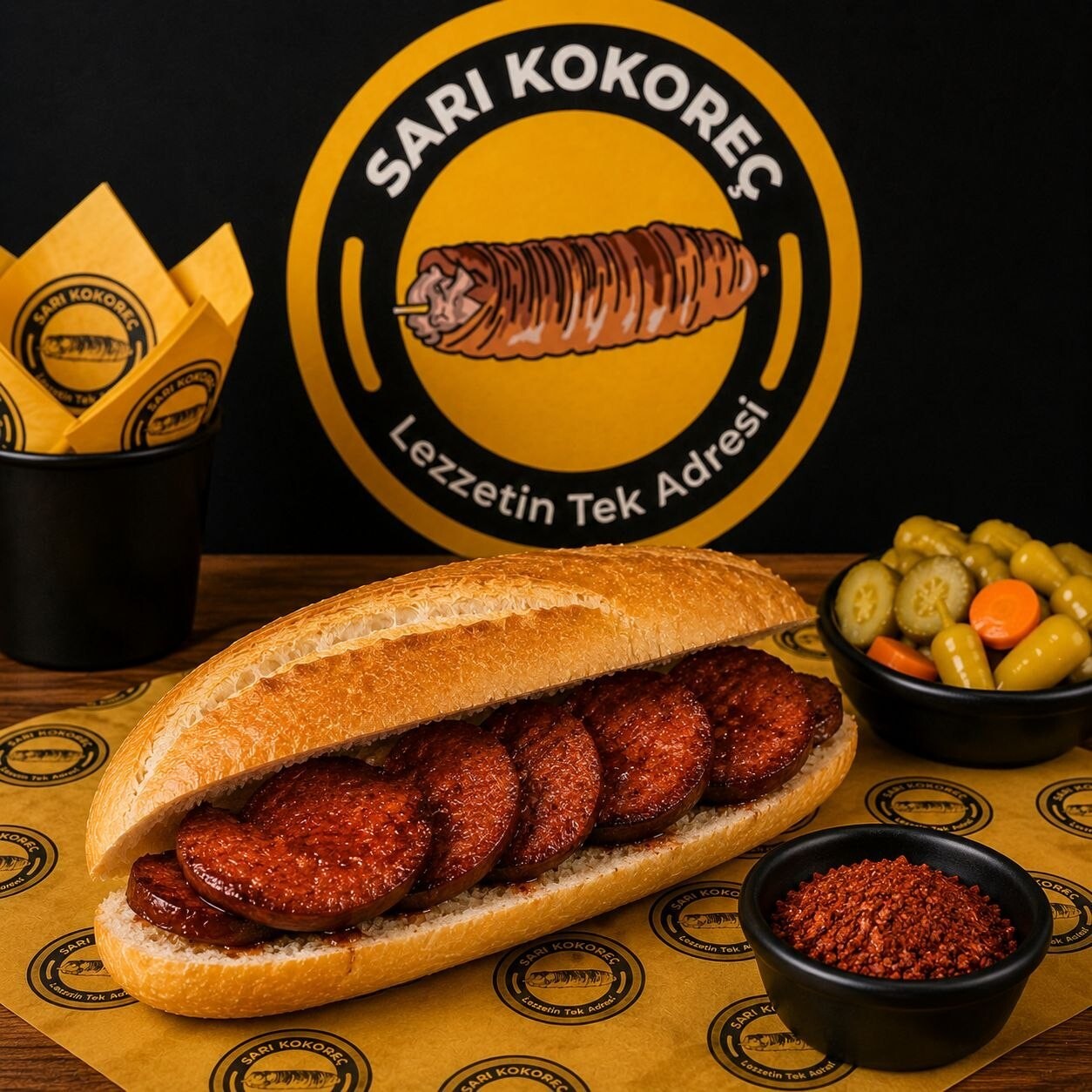 Sucuk Ekmek (Yarım)