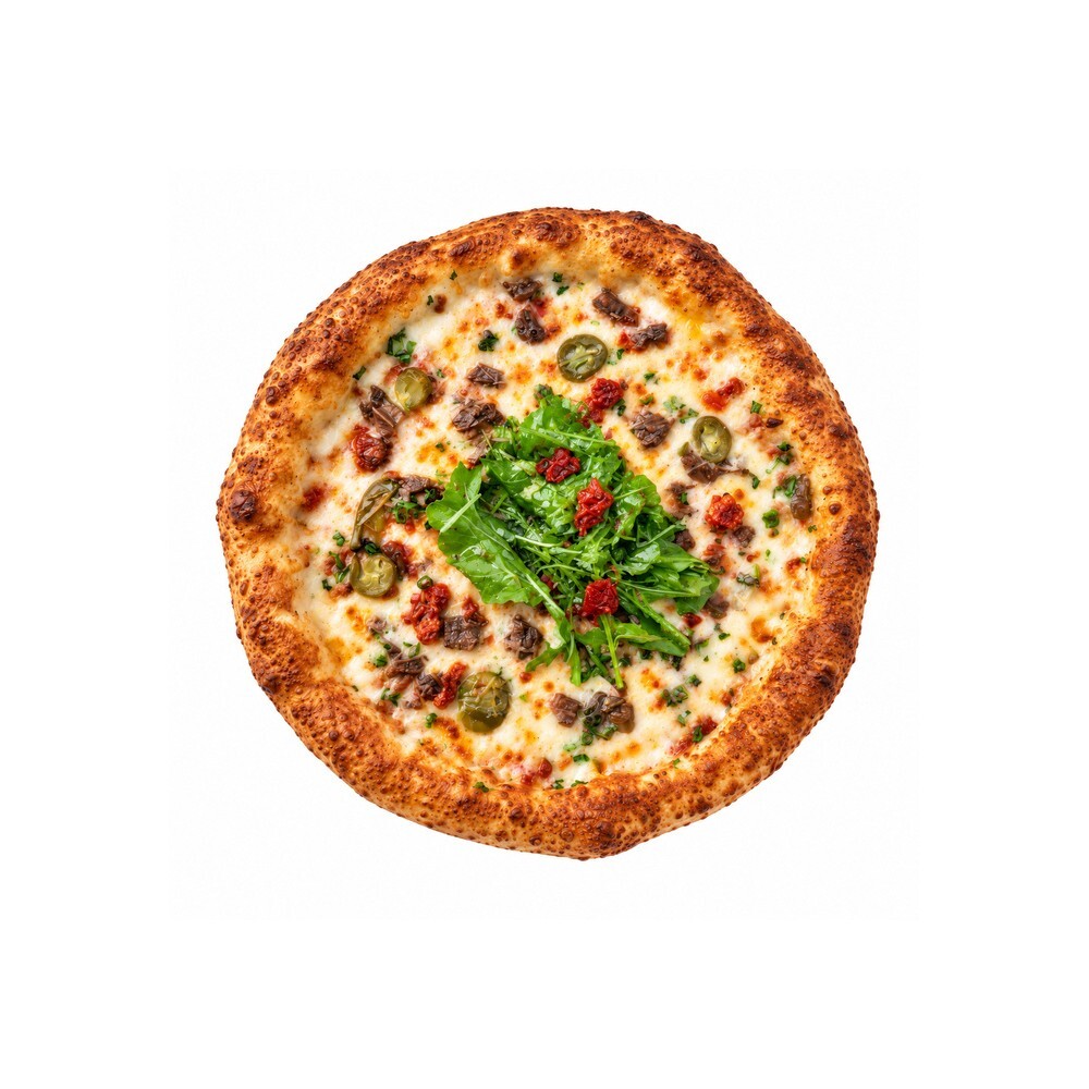 İmza Pizza — Kavurmalı & Jalapenolu